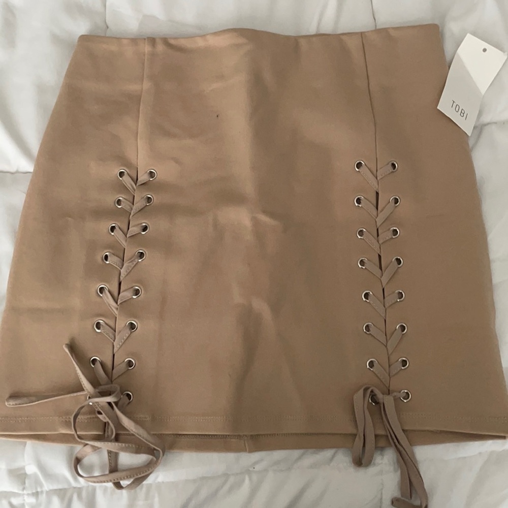 Beige skirt